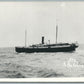 BERKSHIRE STEAMBOAT ship VINTAGE REAL PHOTO POSTCARD RPPC