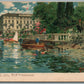 PALAST HOTEL LIDO ANTIQUE POSTCARD w/ STAMP