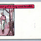 HANGING MAN ANTIQUE POSTCARD