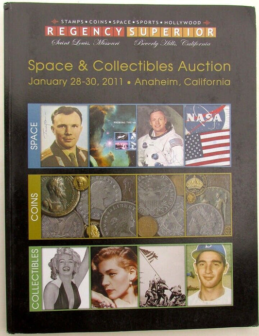 SPACE COLLECTIBLES STAMPS 2011 AUCTION CATALOGUE REFERENCE BOOK