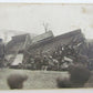 RPPC VINTAGE PHOTO POSTCARD by F.Gable Altoona PA TRAIN WRECK railway railroad