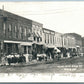 PARIS MO WEST SIDE MAIL STREET ANTIQUE REAL PHOTO POSTCARD RPPC