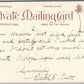 HONOLULU HAWAIIAN ISLANDS MOANA HOTEL ANTIQUE POSTCARD PRIVATE MAILING CARD