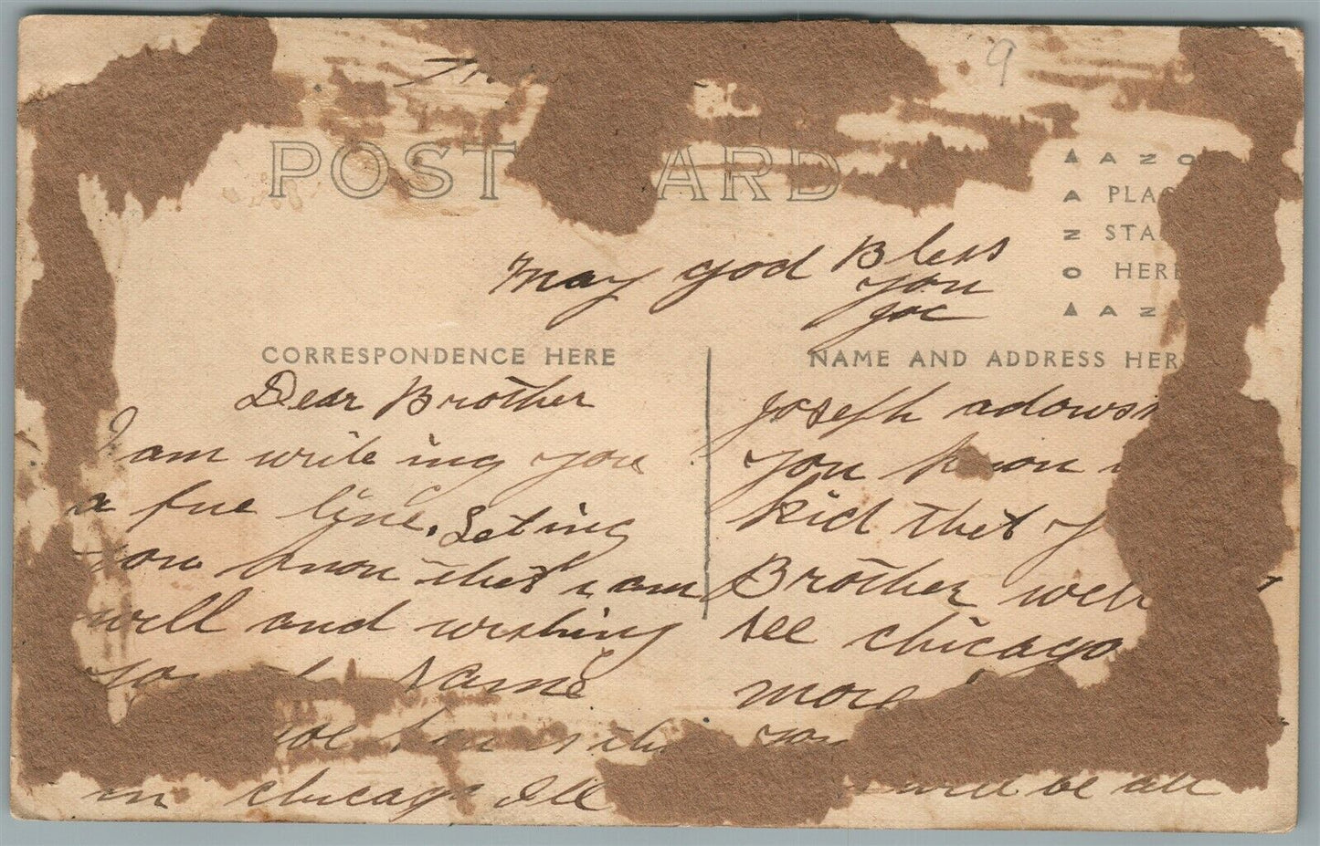 FORT BLISS TX US ARMY SOLDIERS ANTIQUE REAL PHOTO POSTCARD RPPC