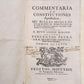 1729 VELLUM BINDING FOLIO Commentaria Ad Constitutiones by VINCENT PETRA antique