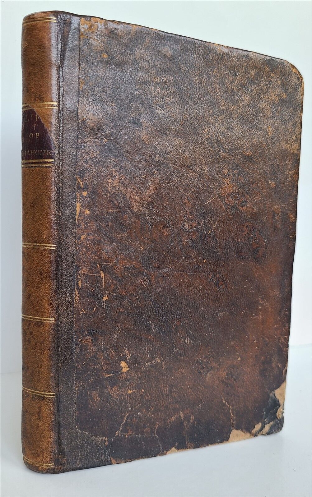 1802 LIFE of MAHOMET antique 1st AMERICAN EDITION Worcester ISAIAH THOMAS rare