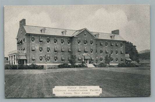 LYONS NJ NURSE'E HOME VINTAGE POSTCARD