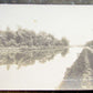 BLACKWELLS MILLS N.J. RIVER VIEW RPPC ANTIQUE REAL PHOTO POSTCARD