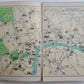 AUTHENTIC ATLAS & GUIDE TO LONDON and SUBURBS antique