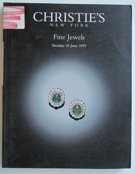 1997 FINE JEWELS CHRISTIE'S AUCTION CATALOG