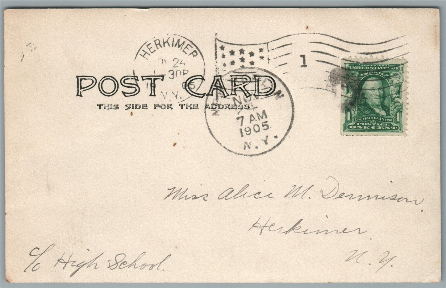 NEW BERLIN NY BRIDGE SCENE ANTIQUE REAL PHOTO POSTCARD RPPC