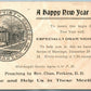 ALBANY NY FIRST BAPTIST CHURCH NEW YEAR GREETINGS ANTIQUE POSTCARD