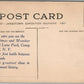 JAMESTOWN EXPO MERRIMAC SUBMARINE LUNA PARK NY ADVERTISING ANTIQUE POSTCARD