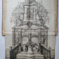 1719 CHARLES VI INAGUARATION LARGE FOLIO ILLUSTRATED w/ FOLD OUT PLATES antique