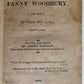 1818 WRITINGS of FANNY WOODBURY by JOSEPH EMERSON antique BOSTON AMERICANA