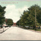 MERCER PA NORTH SIDE DIAMOND 1912 ANTIQUE POSTCARD