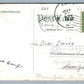 UNION HILL NJ MAIN STREET PUBLIC LIBRARY ANTIQUE POSTCARD