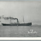 STEAMSHIP DORCHESTER VINTAGE REAL PHOTO POSTCARD RPPC