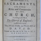 1778 BOOK OF COMMON PRAYER & PSALTER ENGLISH ANTIQUE Oxford ORIGINAL BINDING