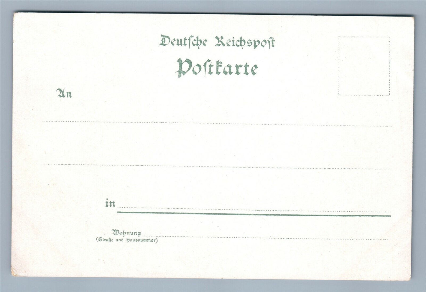 GERMAN GRUSS AUS WILKAU i/S ANTIQUE POSTCARD