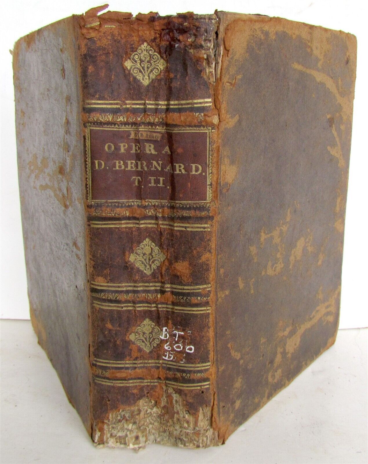 1583 2 volumes ANTIQUE 16th century D.BERNARDI OPERA Bernard of Clairvaux VENICE