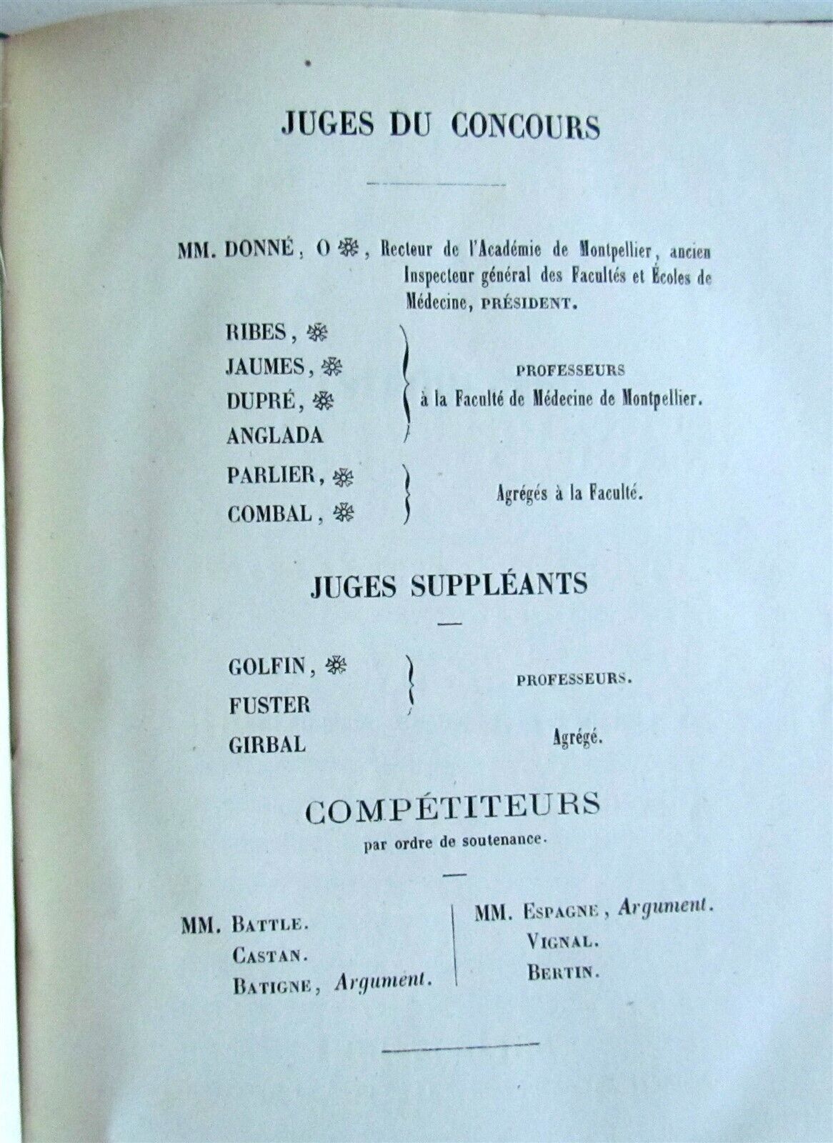 1860 Typhoid fever treatise ETUDE HISTORIQUE DE LA FIEVRE TYPHOIDE ANTIQUE