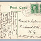 LITCHFIELD CT SOUTH STREET ANTIQUE POSTCARD