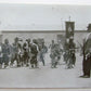 RPPC VINTAGE PHOTO POSTCARD TARJETA POSTAL PROCESSION PARADE MUSIC BAND RARE