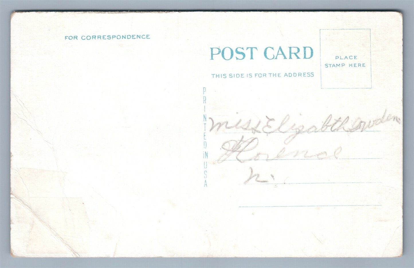 WILDWOOD NJ MORNING CROWD ON THE BEACH ANTIQUE POSTCARD