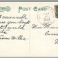 SHELBURNE FALLS MA BRIDGE STREET 1908 ANTIQUE POSTCARD