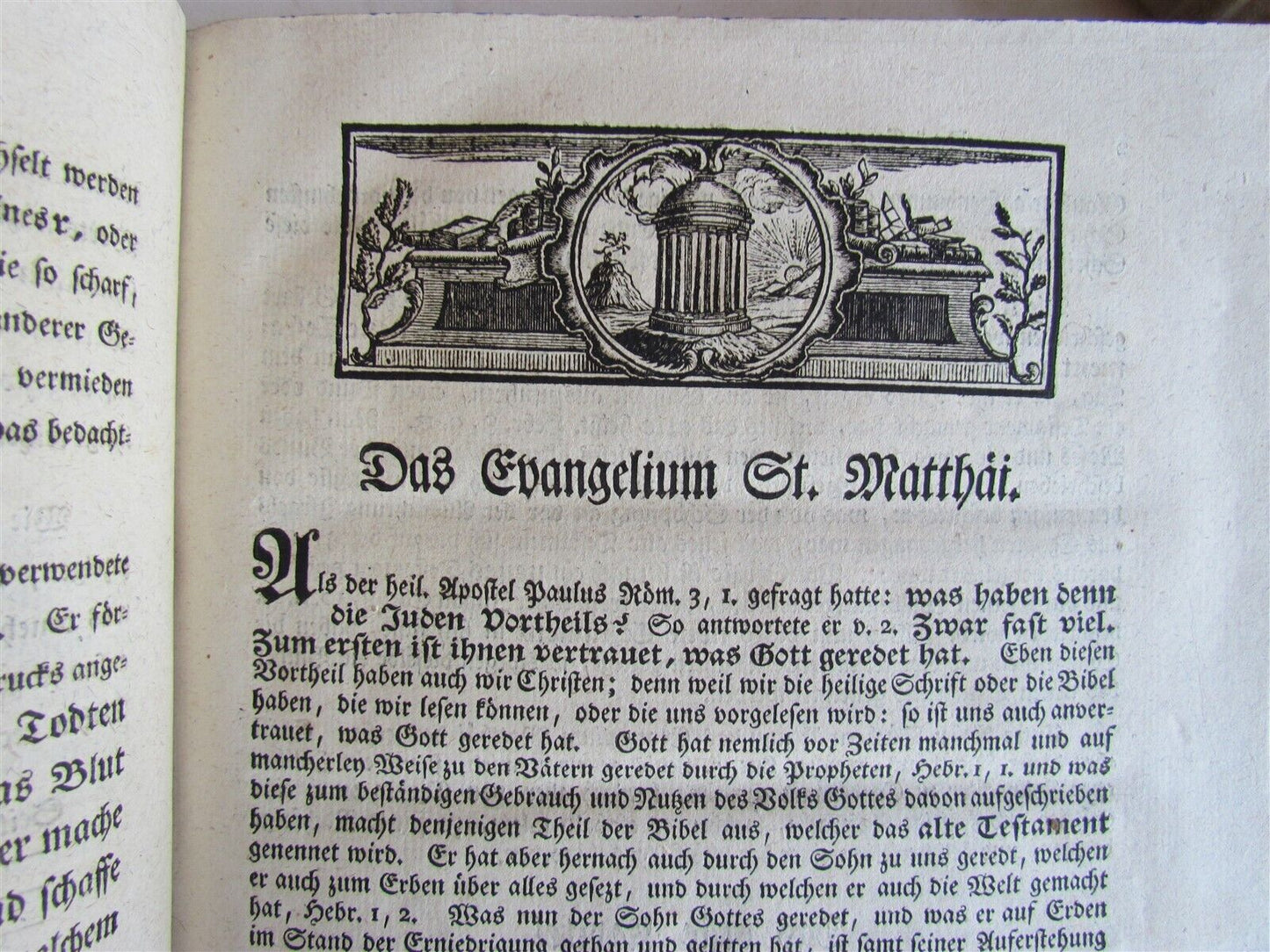 1786 BIBLE COMMENTARY in GERMAN 2 VOLUMES NEW TESTAMENT antique PIGSKIN BOUND