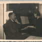 PIANO PLAYER ANTIQUE REAL PHOTO POSTCARD RPPC