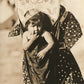 AMERICAN INDIAN PAPOOSE in CALELEPS ANTIQUE REAL PHOTO POSTCARD RPPC