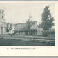 BURLINGTON CT THE CHURCH ANTIQUE POSTCARD