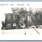 TIONESTA PA FOREST COUNTY COURT HOUSE ANTIQUE REAL PHOTO POSTCARD RPPC