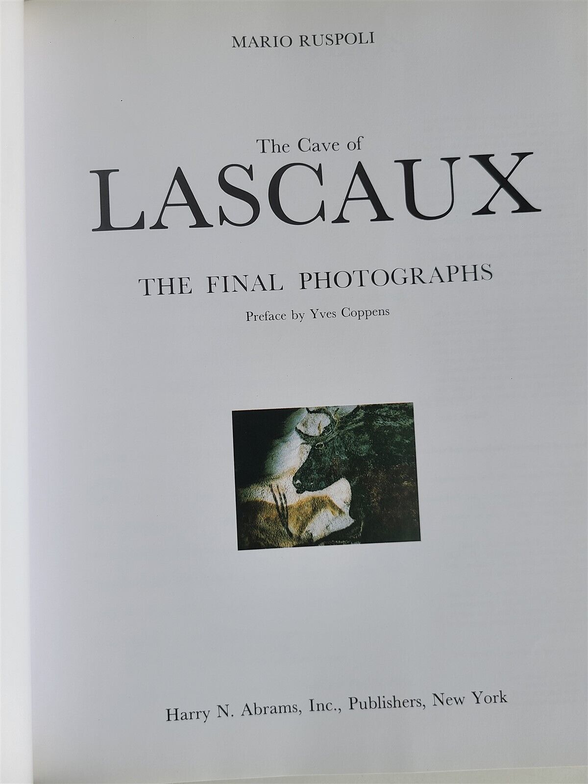 THE CAVE of LASCAUX the FINAL PHOTOGRAPHS by MARIO RUSPOLI ILLUSTRATED FOLIO