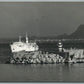 PALERMO ITALY LIGHT HOUSE VINTAGE REAL PHOTO POSTCARD RPPC