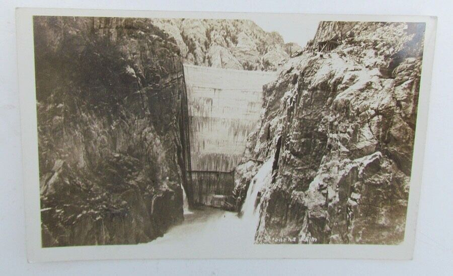 RPPC VINTAGE PHOTO POSTCARD WATERFALL