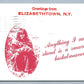 AMERICAN INDIAN BASKET WEAVER ELIZABETH HOUSE NY VINTAGE POSTCARD