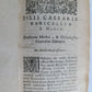 1620 JULIUS CAESAR by BARICELLI antique VELLUM BOUND