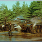 M48 PATTON TANKS VINTAGE POSTCARD CAMP DRUM N.Y.