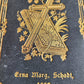 1900 EVANGELISCHES GESANGBUCH antique GERMAN HYMNAL Americana nice binding