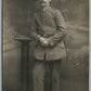 GERMAN OFFICER w/ DAGGER WWI ERA ANTIQUE REAL PHOTO POSTCARD RPPC