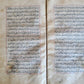 19th cent. HAND WRITTEN OTTOMAN SULTANS GUIDANCE LETTER MANUSCRIPT BOOK antique