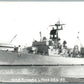 MILITARY SHIP USS RICHARD L. PAGE VINTAGE REAL PHOTO POSTCARD RPPC