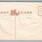 GEORGE WASHINGTON PRESIDENT ANTIQUE EMBOSSED POSTCARD