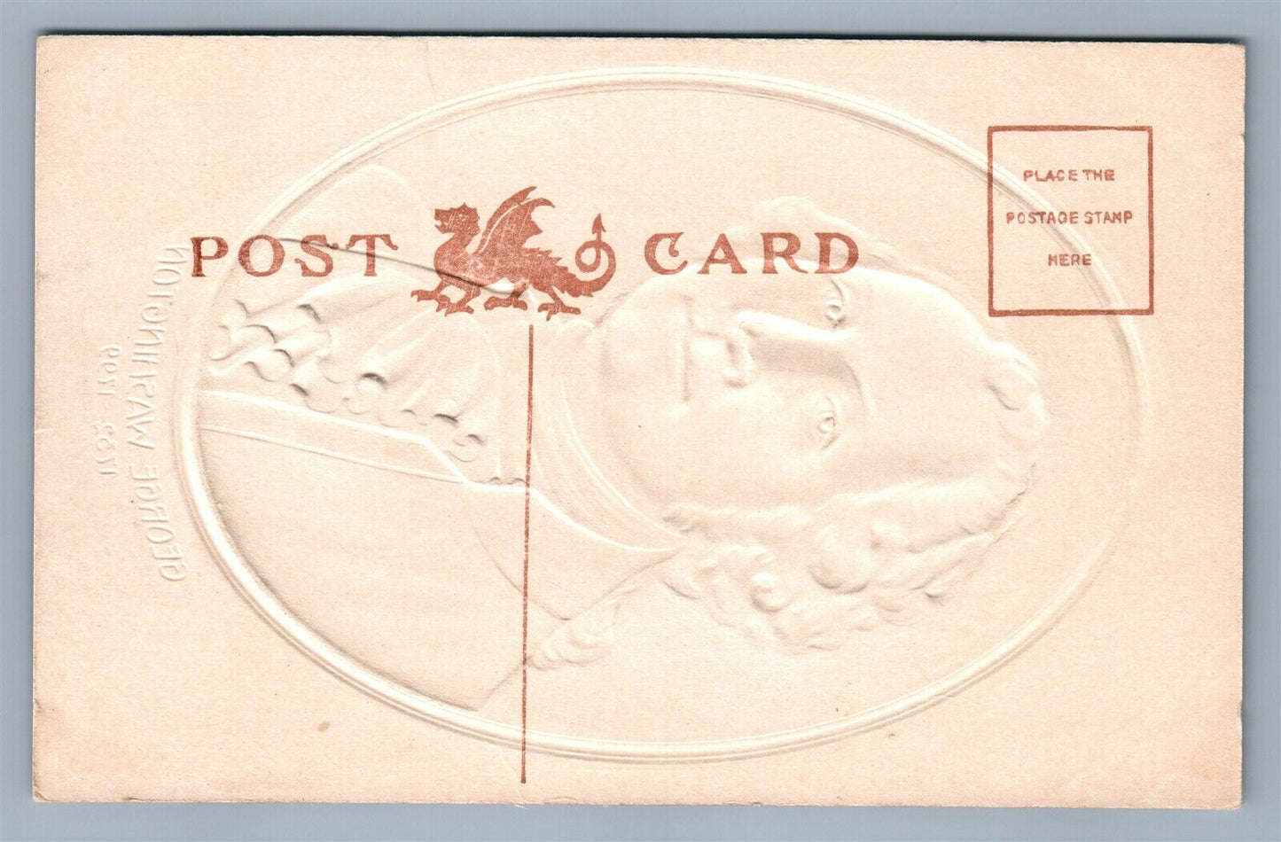 GEORGE WASHINGTON PRESIDENT ANTIQUE EMBOSSED POSTCARD