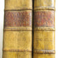 1722 2 VOLUMES Commentary on Isaiah by C.Vitringa antique FOLIOS VELLUM w/ MAP