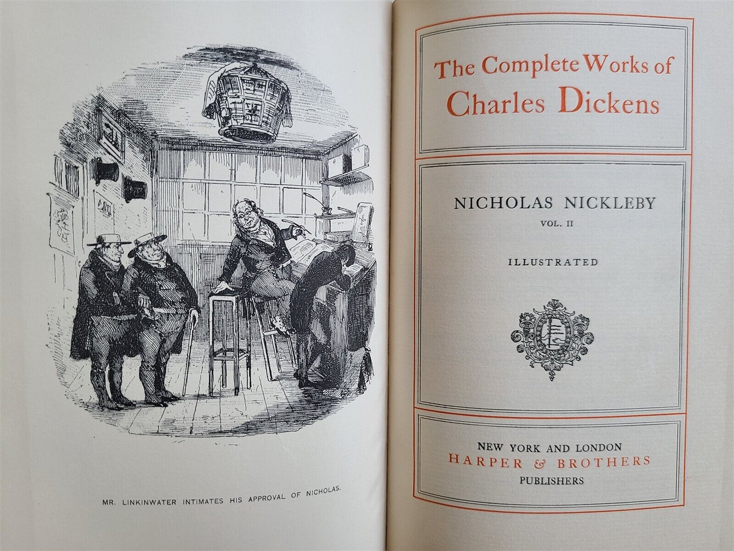 1900 COMPLETE WORKS of CHARLES DICKENS antique 30 VOLUMES in ENGLISH