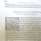 1572 Paolo Giovio ANTIQUE Pauli Iovii novocomensis episcopi vitae VELLUM FOLIO